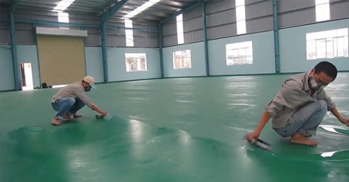 Giá sơn sàn epoxy tại Hưng Yên