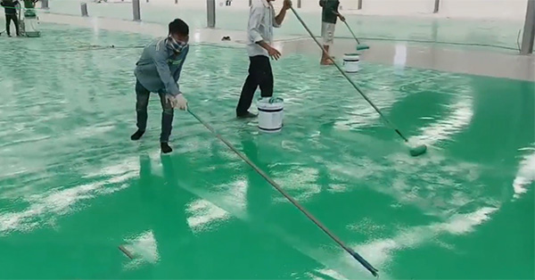 Thi công sơn epoxy cho công ty tại khu công nghiệp huyện Mỹ Hào, tỉnh Hưng Yên